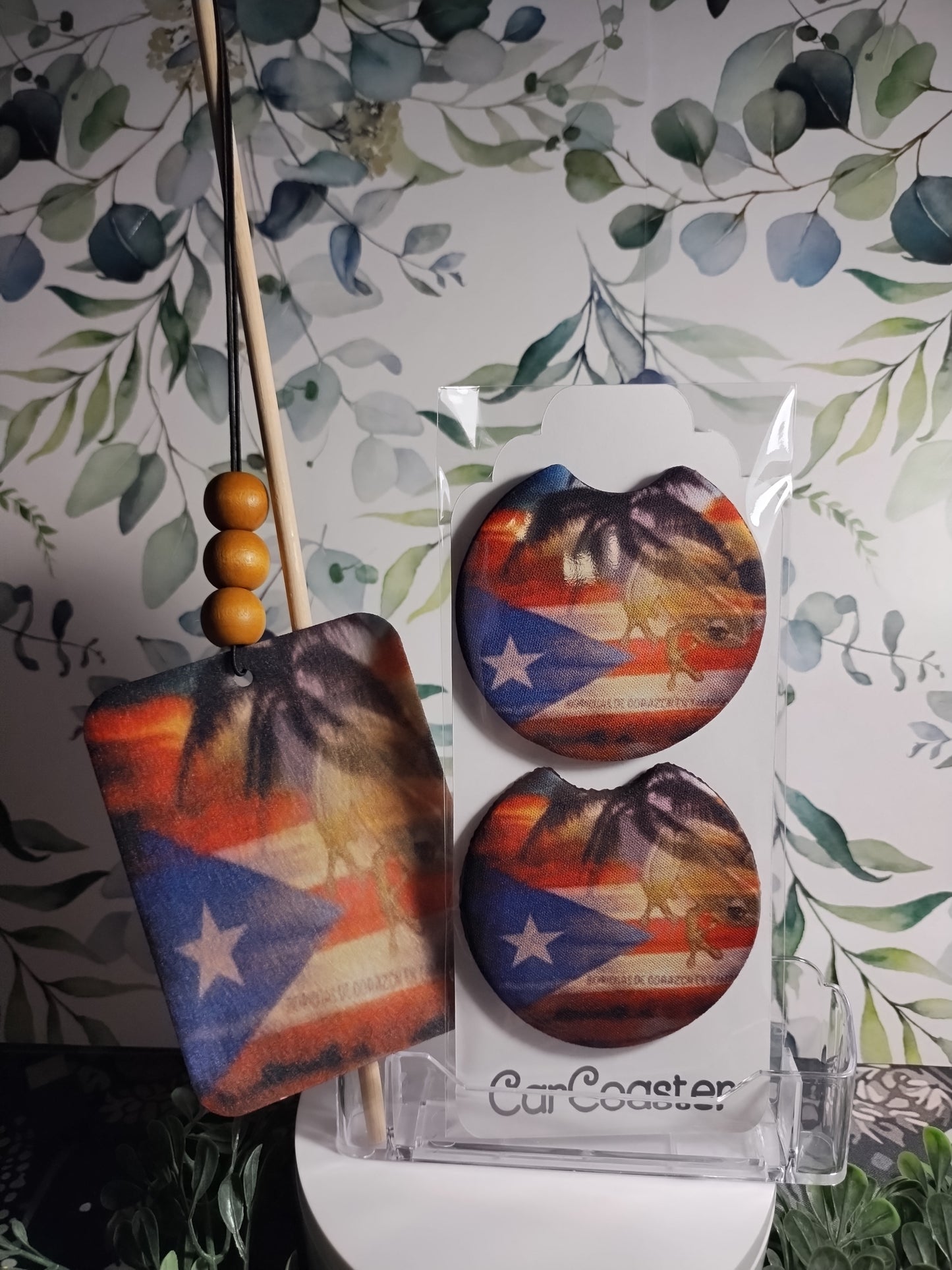 Car freshener Car Coaster Combo