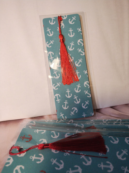 Book Marks made with cardstock Ocean vibe